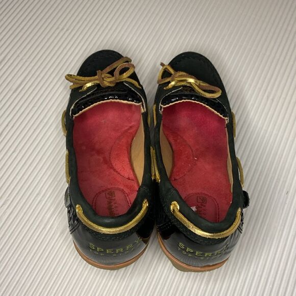 Sperry Top-Sider Woman's Sz 8.5 Leopard embossed wedges - Picture 6 of 9